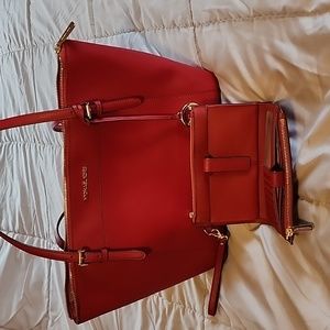 Michael Kors purse with matching wallet
